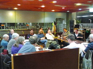 Kühle Getränke, heiße Köpfe