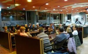 Guter Besuch der Veranstaltung im Literaturcafé