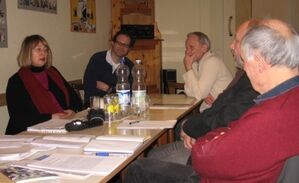 Immer ein gern gesehener Gast in unserem Kreis: unsere Gemeinderätin Irmtraud Spinnler (links)